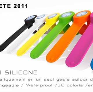 Montre silicone