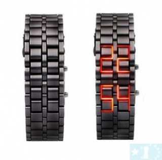  Grossiste, fournisseur et fabricant LW1/Iron Faceless Red Binary LED Wrist Watch 