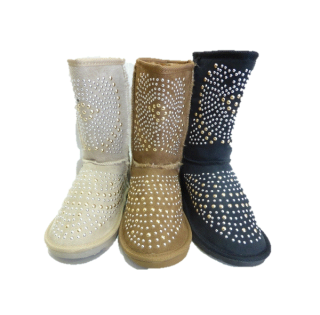 Bottine femme à strass / Réf 7543 / 7,90 € HT