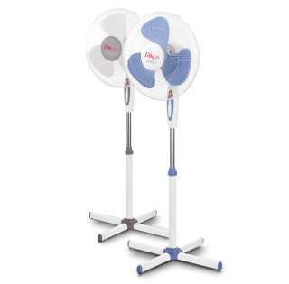 Ventilateur rikon de qualité sur pied 40 cm, 3 vitesses de ventilation, base renforcée ultra stable, grille de protection !