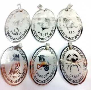 LOT 50 PENDENTIFS ACIER ZODIAC PEN2