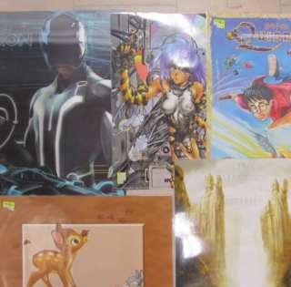 Lot de grands posters, affiches plastifiées, posters 3D