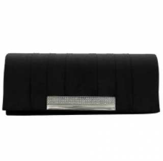 Sac de soirée avec plis et strass