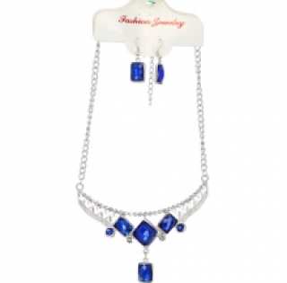 Parure glamour sertie de pierres