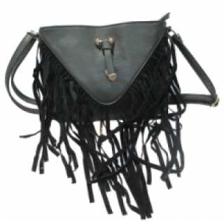 Joli sac à bandoulière agrémenté de franges
