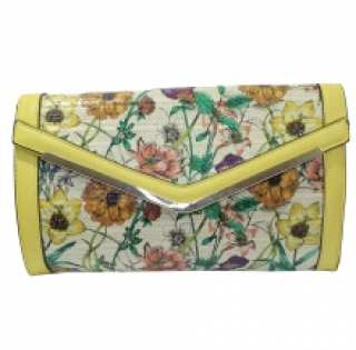 Pochette enveloppe avec motif fleuri