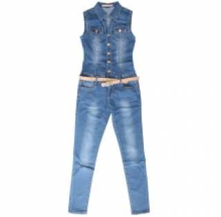 Combi-pantalon avec ceinture assortie