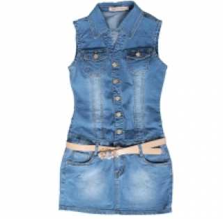 Combi jupe avec ceinture assortie