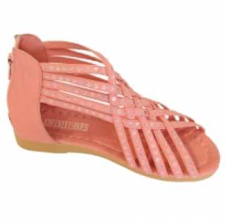 Sandales spartiates filles agrémentées de sequins