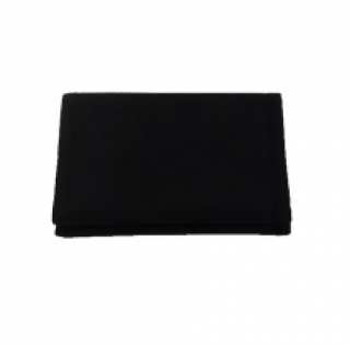 Portefeuille classique noir avec compartiment zippé