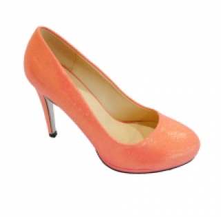 Escarpins pailletés avec bout arrondi et talon aiguille