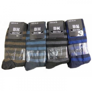 Chaussette homme rayé Réf 9247 1,20 € HT/unité