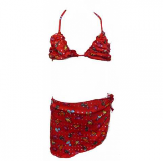 Maillot de bain pailleté 3 pcs  Réf 3746