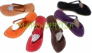 TONGS EN DAIM 6 COLORIS 4.80€ pc