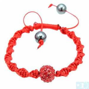 Grossiste, fournisseur et fabricant CB18/bracelet en macrame avec une boule de crystal(10couleurs)