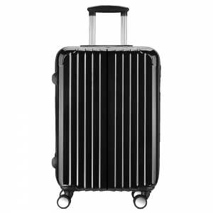 Valise taille Cabine 57cm - PC Ultra légère - 4 roues 20172 - Noir