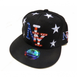 Casquette NY strass  5,95 € HT  Réf 7771