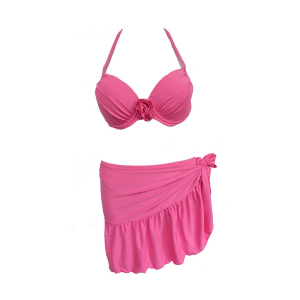 Bikini 3 pièces avec paréo / 4,40 € HT / Réf 2497