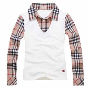 Burberry femmes à manches longues chemise outletcheapshoes.net