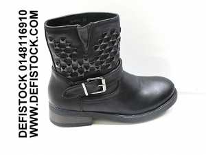 Bottines noir cloutés ref 6513 15.9€ ht 