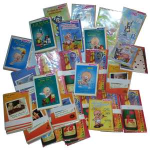 Lot carterie anniversaire, humour, voeux , etc x500pc