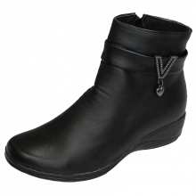 Bottines femme à talon compensé