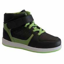 Baskets montantes bicolores avec perforations