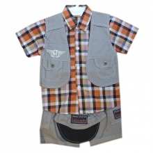 Ensemble bermuda quatre pièces pour bébé garçon