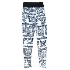 Leggins imprimés hieroglyphes