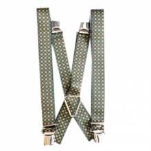 Bretelles imprimées fantaisies à 4 pinces