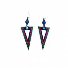 Boucles d’oreilles multi-triangles