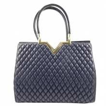 Sac à main imprimé de losanges