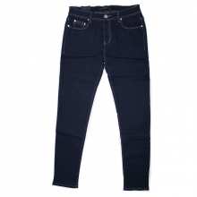 Jeans slim bleu foncé multipoche