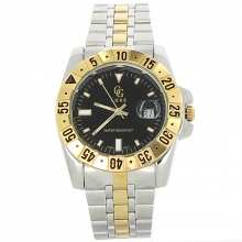 Montre en métal pour homme avec boîtier gradué