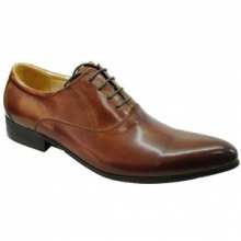 Chaussures de ville en cuir pour homme avec bout allongé