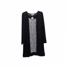 Pull grande taille femme avec doublure et empiècement en voile