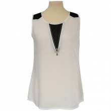 Top tendance avec zip devant