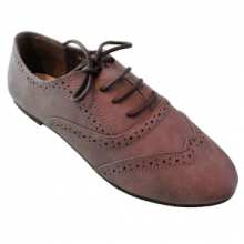 Derbies avec perforation pour femme