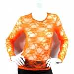 Pulls à dentelle pour femme avec manches longues