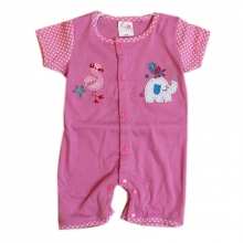 Combinaison à pois avec motif brodé