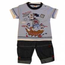 Ensemble t-shirt et pantalon en jeans pour bébé garçon