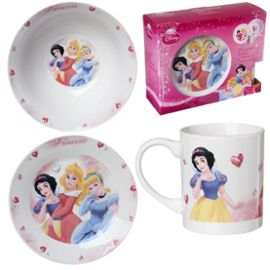Coffret vaisselle princesse demi/gros 4.00€