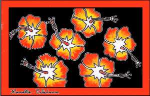 pareos batik Bali Indonesie