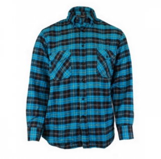 Chemise FLANELLE Turquoise 7,40 € HT/unité Référence : 7573