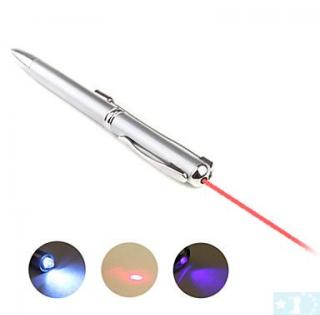 Grossiste, fournisseur et fabricant L11/5-in-1 pointeur laser (laser + LED + stylet + uv + stylo à bille)