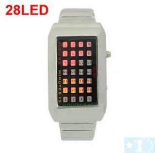 Grossiste, fournisseur et fabricant lw19/montre led avec bracelet en acier argente