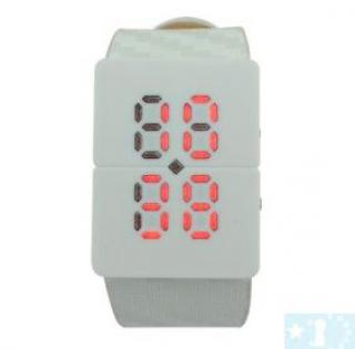 Grossiste, fournisseur et fabricant lw30/red led fancy crystal digital binary wrist watch white