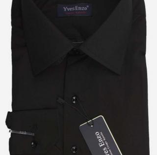 Chemise Regular Noir fashion