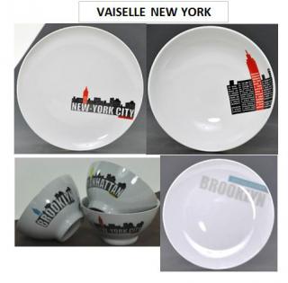 Vaisselle New York // 0.65€ Gros/Demi Assortiments