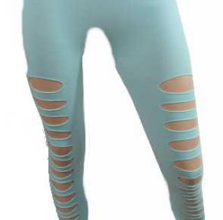 Legging troué vert menthe 2,90 € HT/unité  Référence : 2321